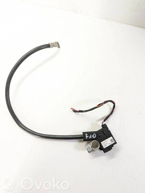 BMW 5 F10 F11 Minus / Klema / Przewód akumulatora 