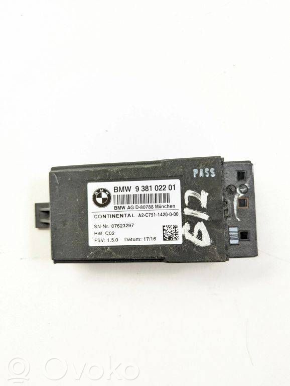 BMW 7 G11 G12 Module de commande de siège 