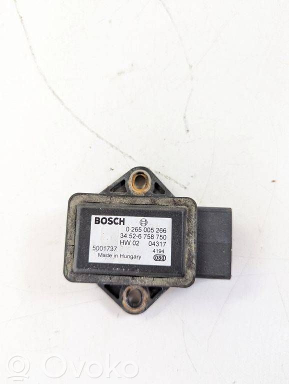BMW 6 E63 E64 ESP acceleration yaw rate sensor 