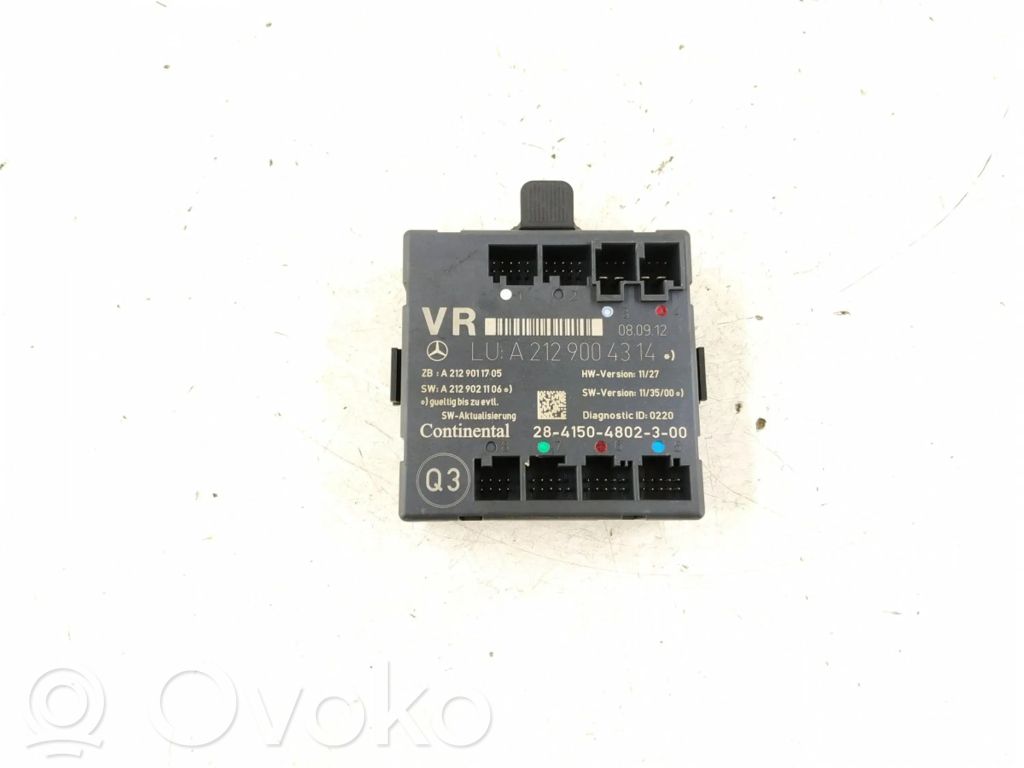 Mercedes-Benz CLS C218 X218 Door control unit/module 