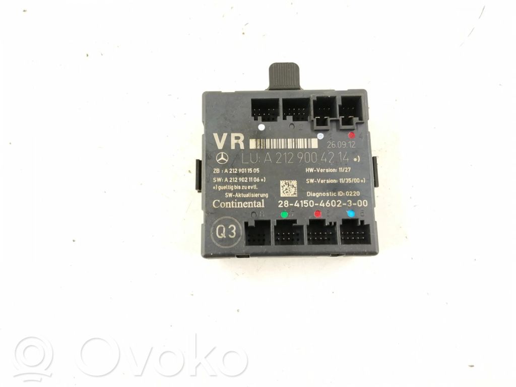 Mercedes-Benz E W212 Door control unit/module 