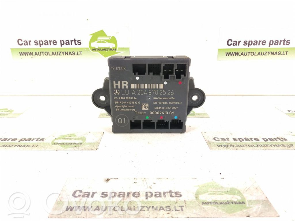 Mercedes-Benz C W204 Door control unit/module 