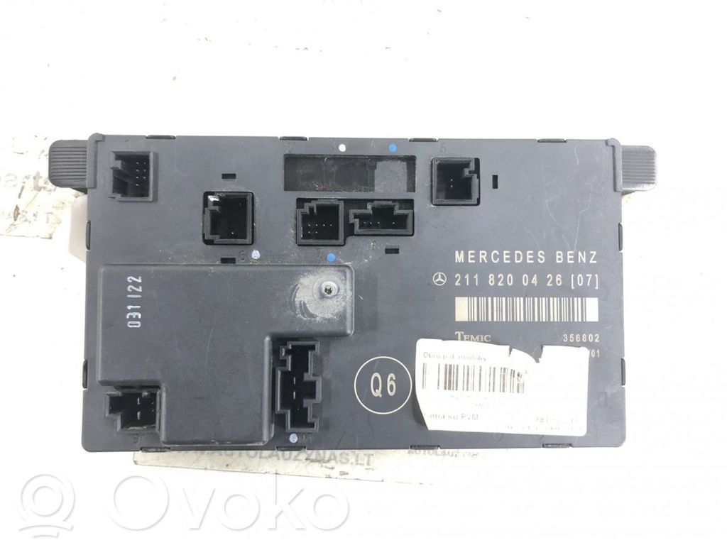 Unité de commande module de porte   A2118200426,2118200426,2118200426,A2118200426