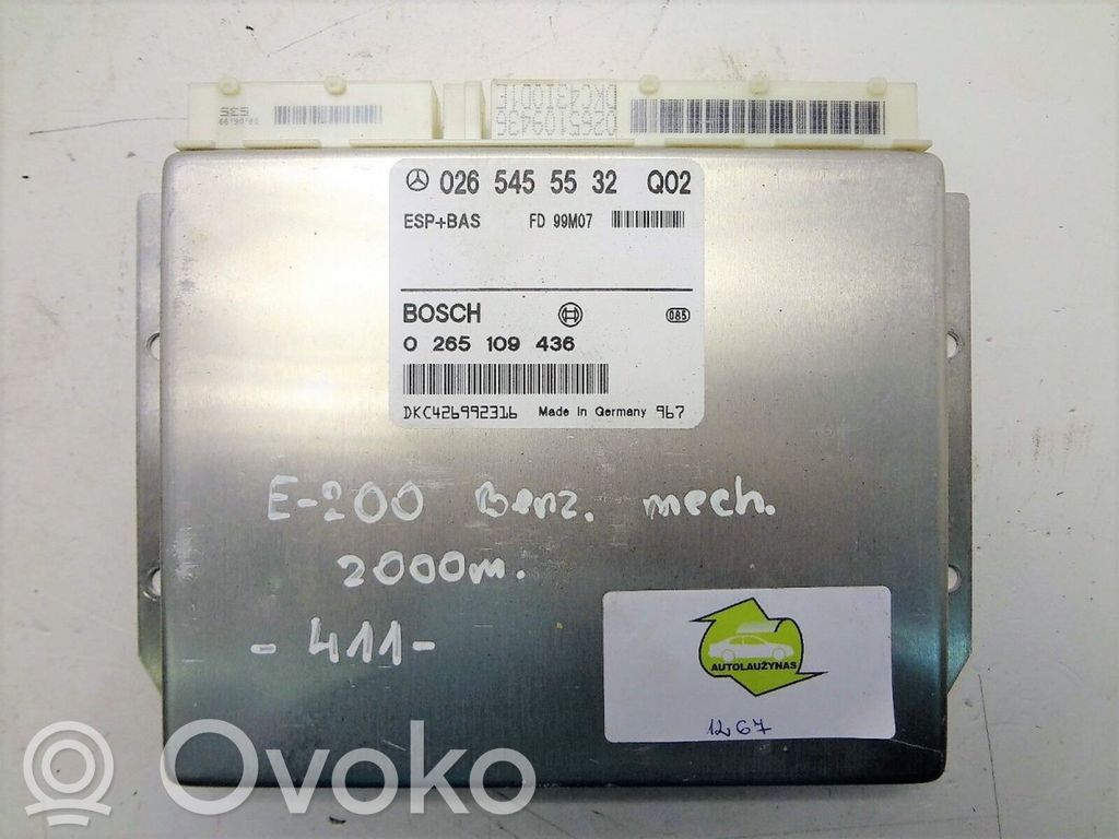 Mercedes-Benz E W210 ESP (stability system) control unit 