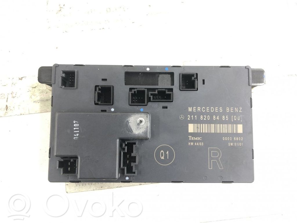 Unité de commande module de porte   A2118208485,2118208485,2118208485,A2118208485