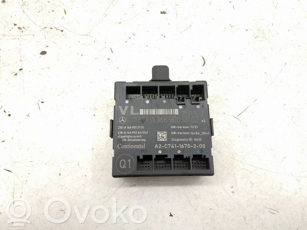 Mercedes-Benz CLA C117 X117 W117 Door control unit/module 