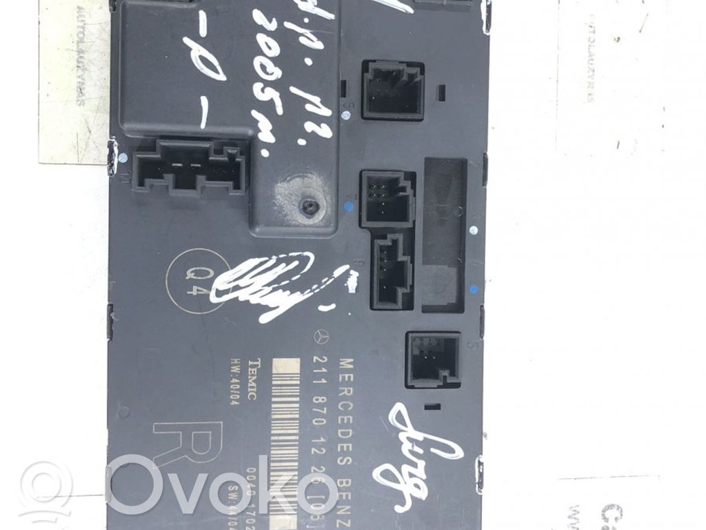 Door control unit/module   A2118701226,2118701226,2118701226,A2118701226