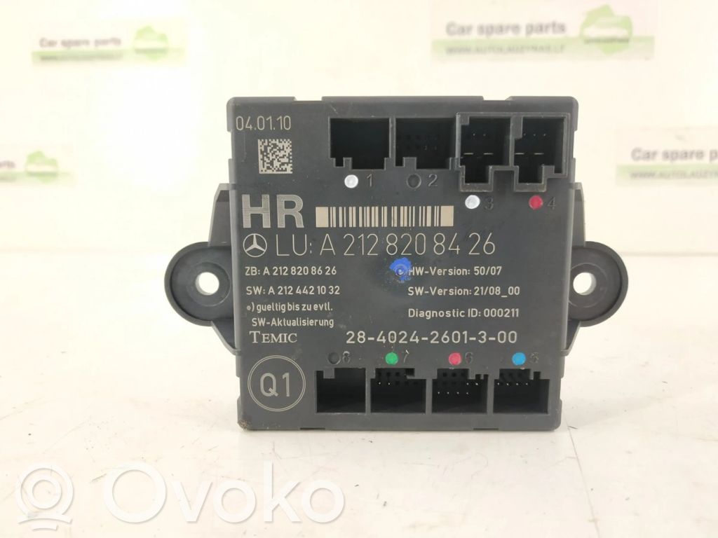 Mercedes-Benz E W212 Door control unit/module 
