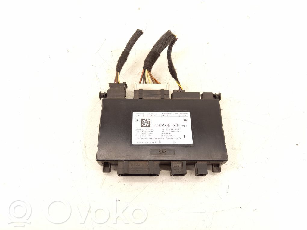 Mercedes-Benz E C207 W207 Module de commande de siège 