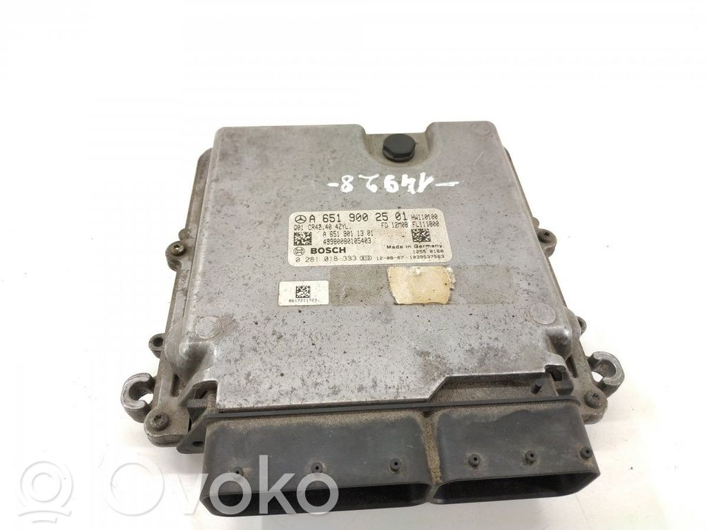 Mercedes-Benz GLK (X204) Sterownik / Moduł ECU 