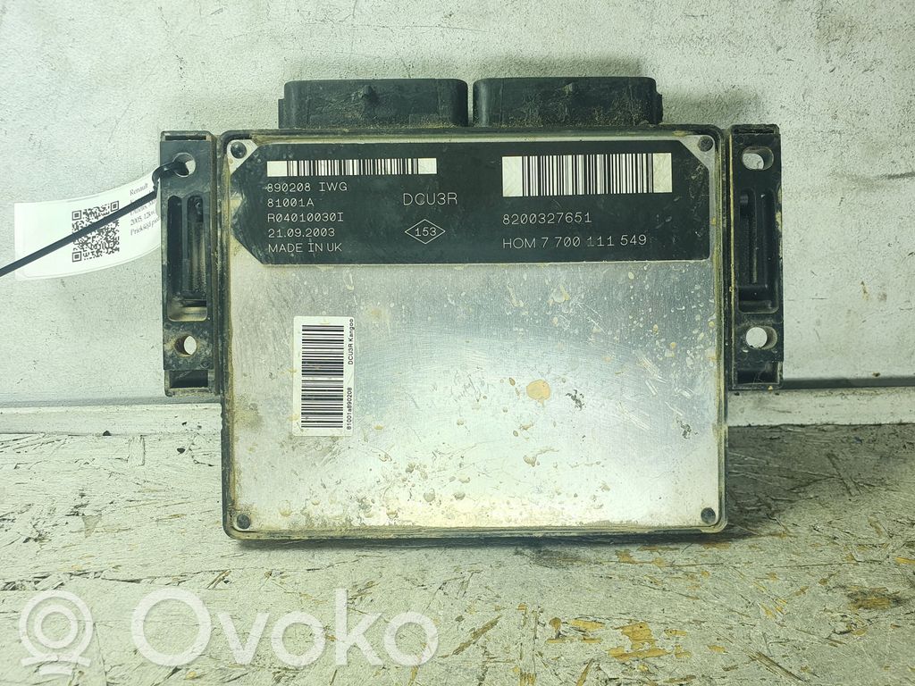 Renault Kangoo I Engine control unit/module 