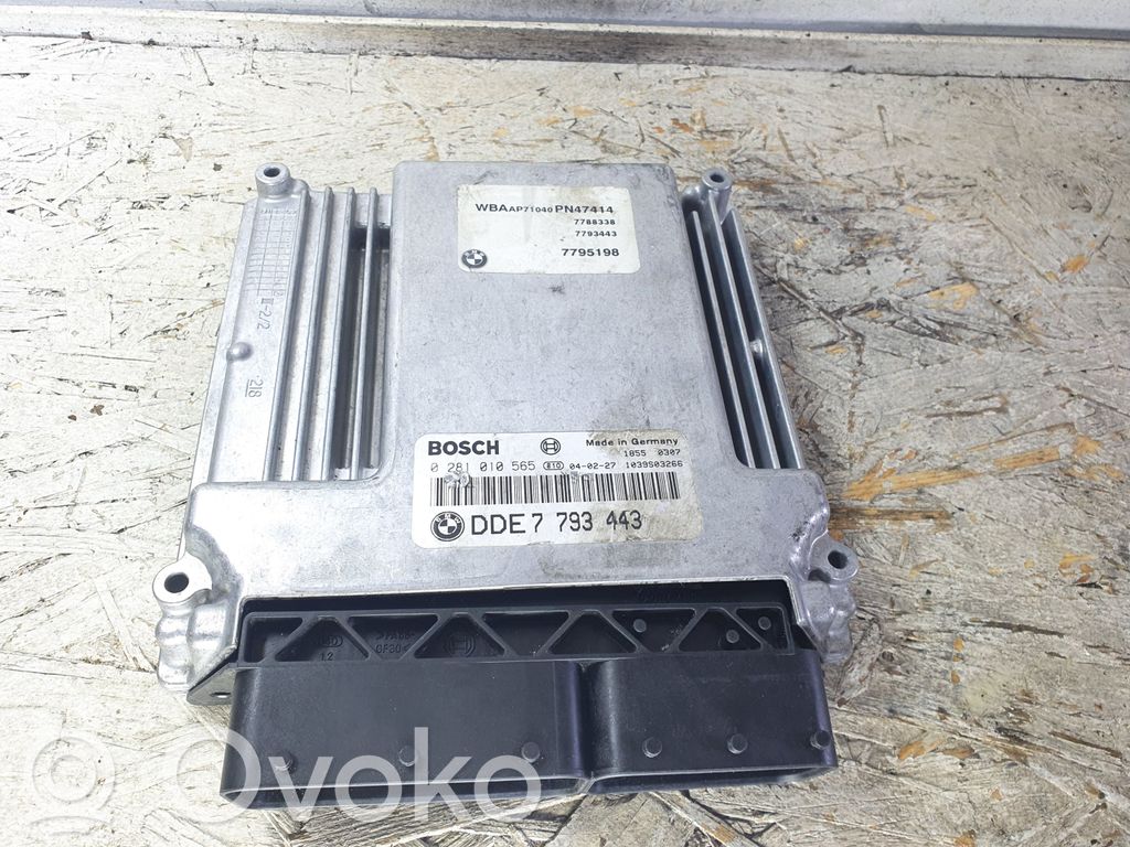 BMW 3 E46 Unidad de control/módulo del motor 