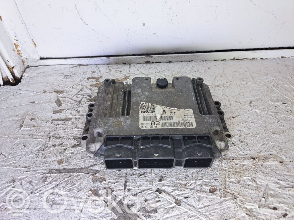 Engine control unit/module   9647158080,9647158080,EDC16C382