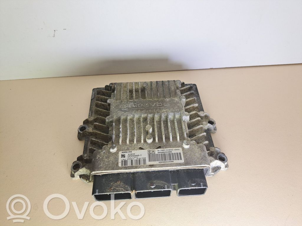 Engine control unit/module   9662934880,5WS40320D,5WS40320DT,9655534080,HW9655534080,SID803A,SW9662934880