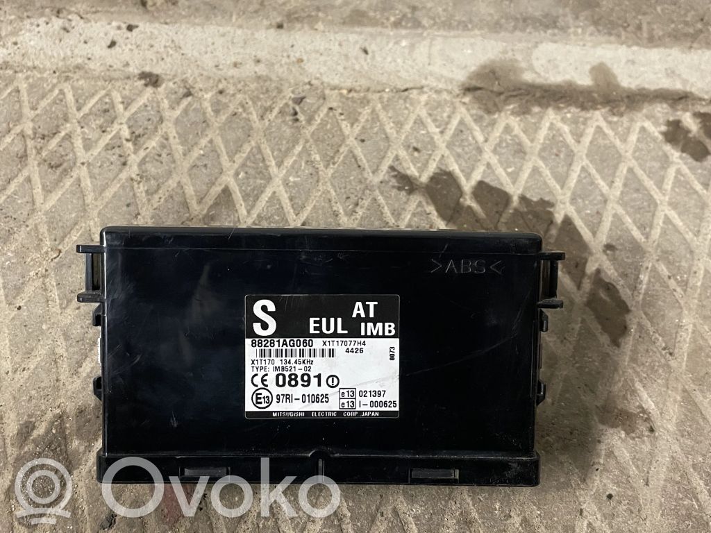 Immobilizer control unit/module   88281AG060,X1T17077H4,IMB52102