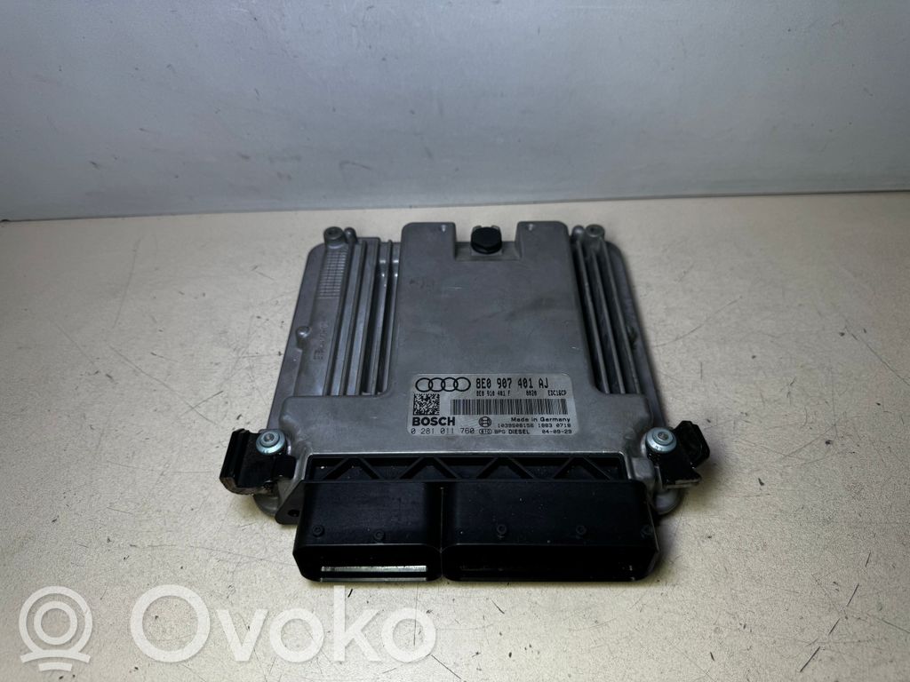 Engine control unit/module   8E0907401AJ,0281011760