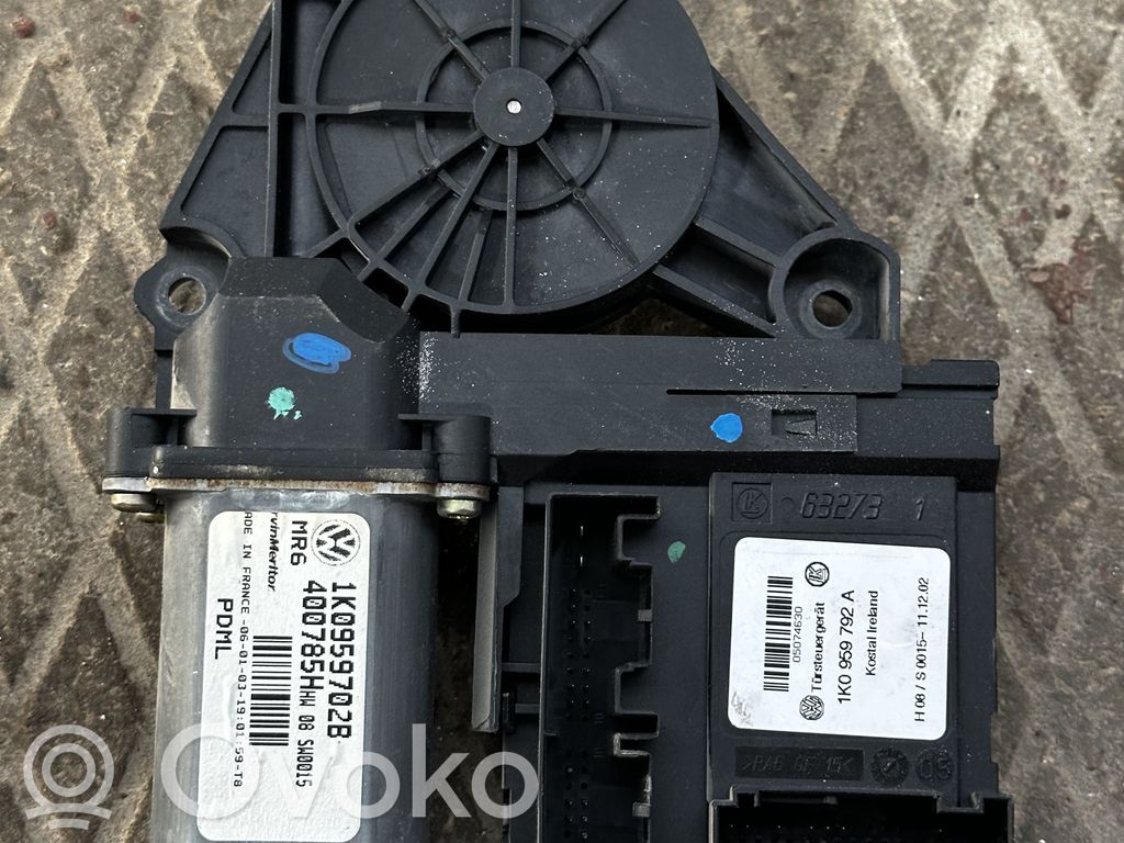 Silnik regulatora szyby drzwi przednich   1K0959702B,1K0959702B,400785H