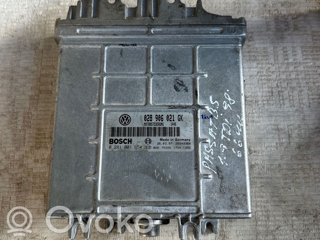 Engine control unit/module   028906021GK,0281001654