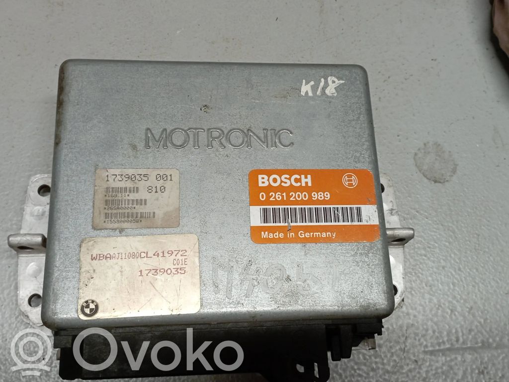 Engine control unit/module   1739035001,0261200989