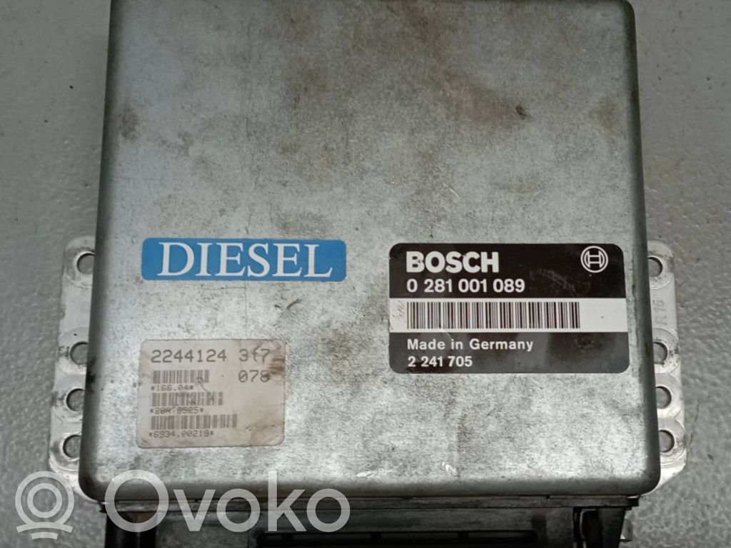 Engine control unit/module   0281001089,2241705,2244124