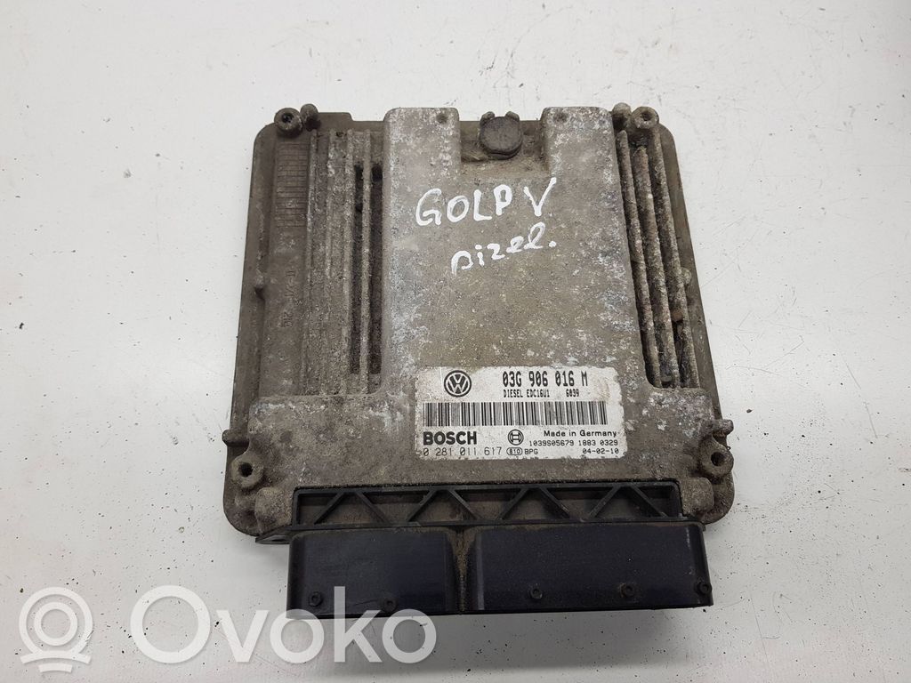 Volkswagen Golf V Engine control unit/module 