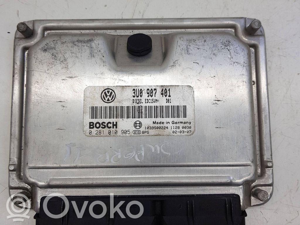 Skoda Superb B5 (3U) Engine control unit/module 