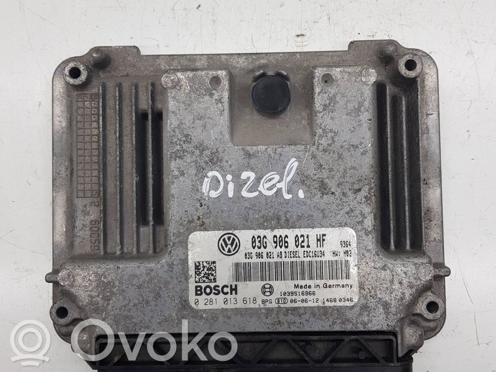 Volkswagen PASSAT B6 Engine control unit/module 