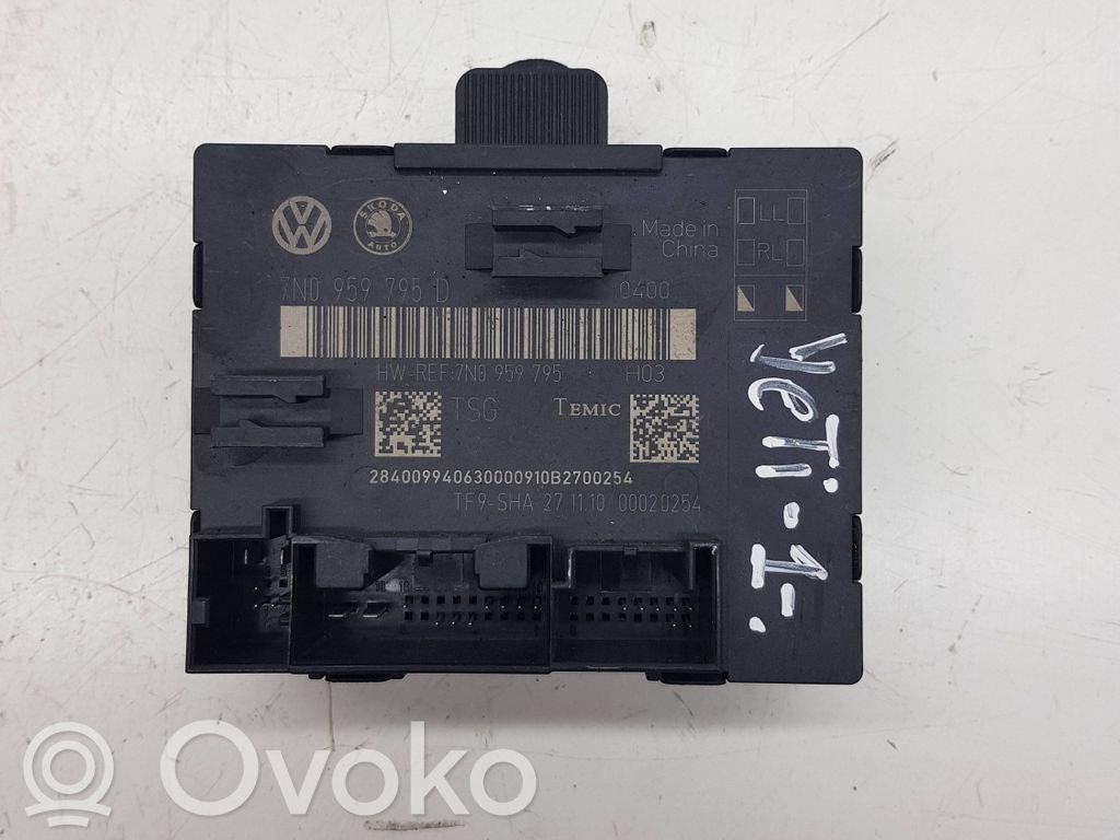 Skoda Yeti (5L) Door control unit/module 