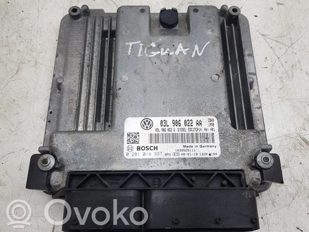 Volkswagen Tiguan Engine control unit/module 