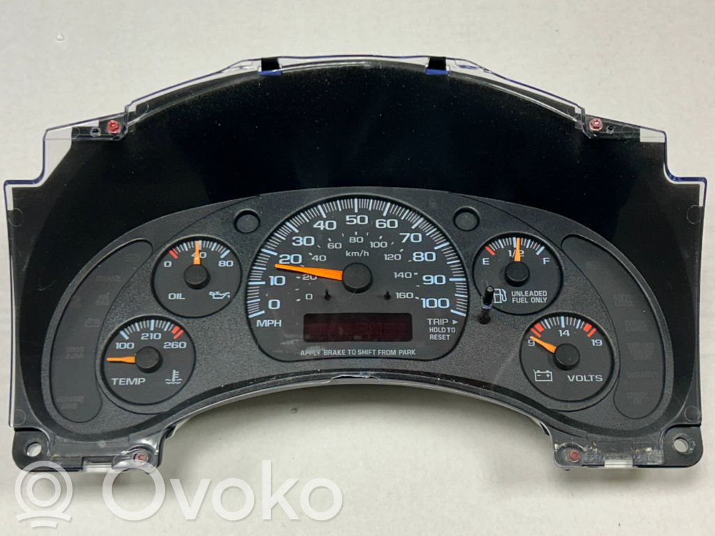 Speedometer (instrument cluster)   16237315,16237317