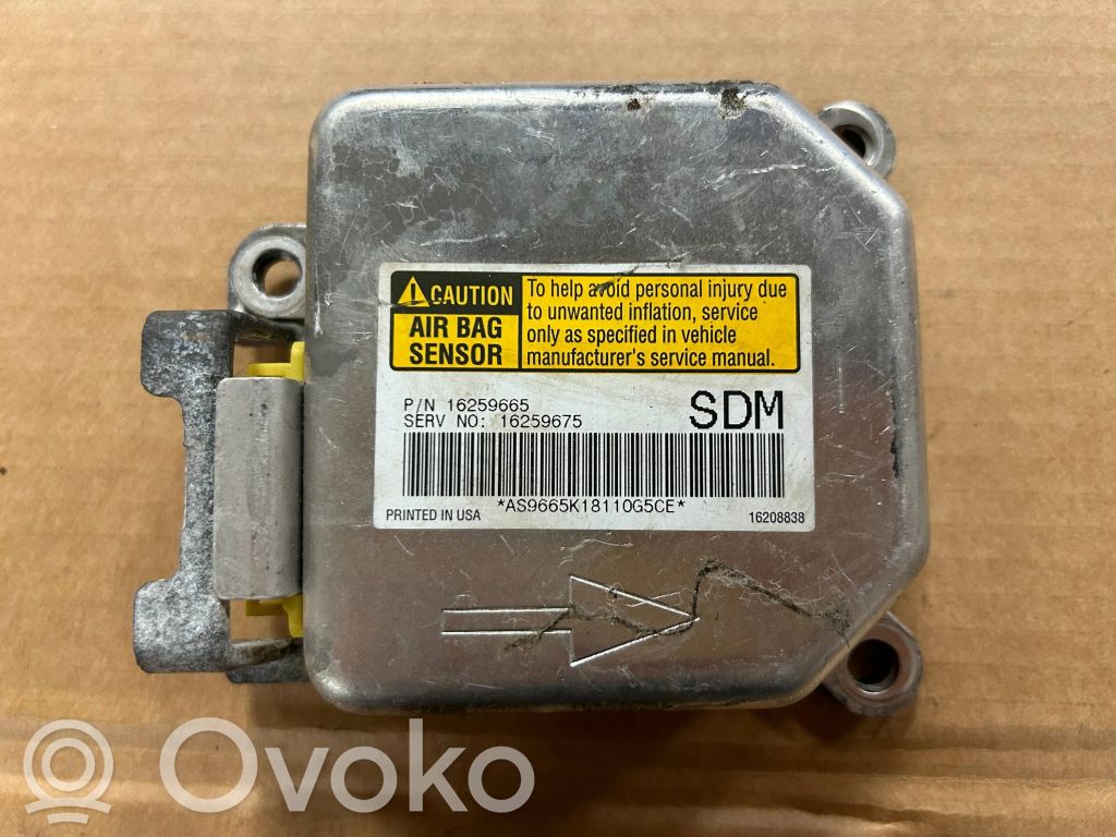 Pontiac Firebird Airbag control unit/module 