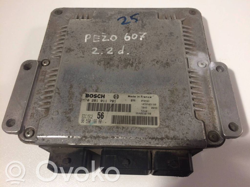 Peugeot 607 Engine control unit/module 