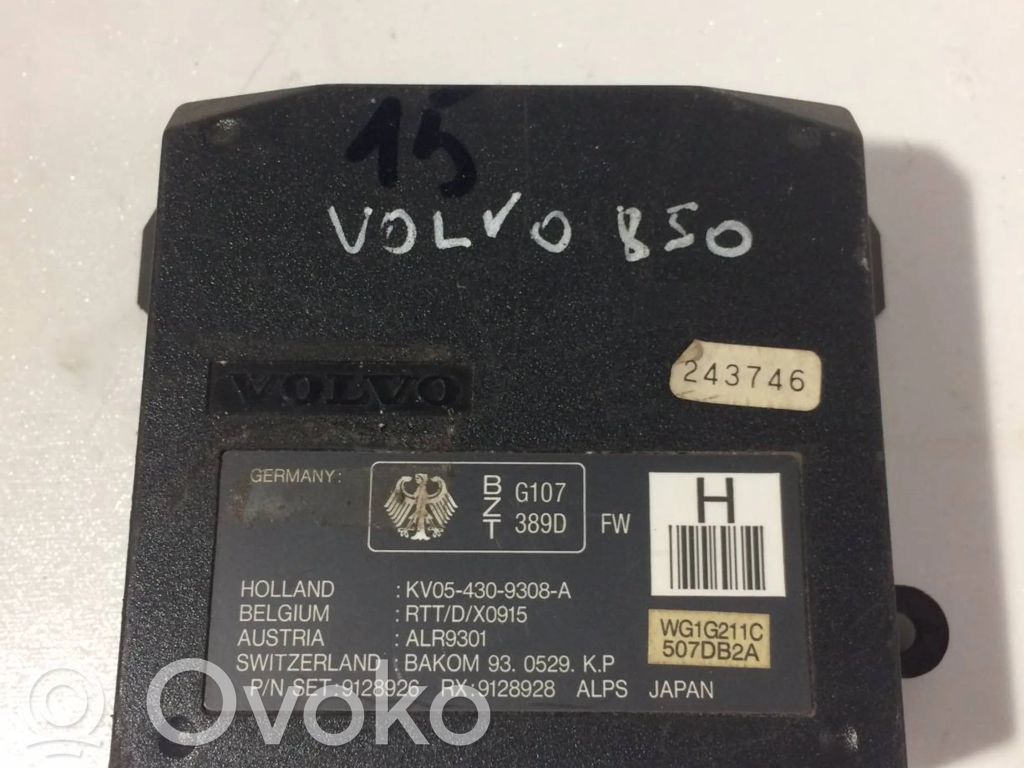 Immobilizer control unit/module   KV054309308A,507GB2A,AV0543093