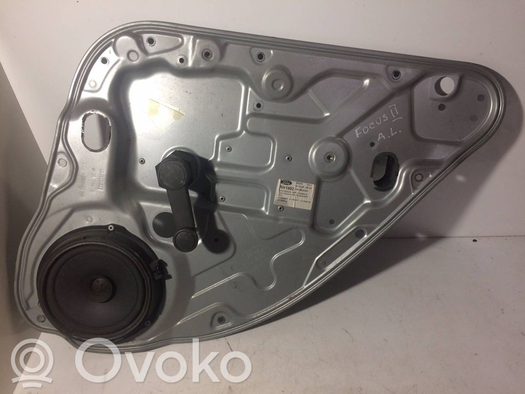 Ford Focus Regulador manual de la ventanilla trasera 