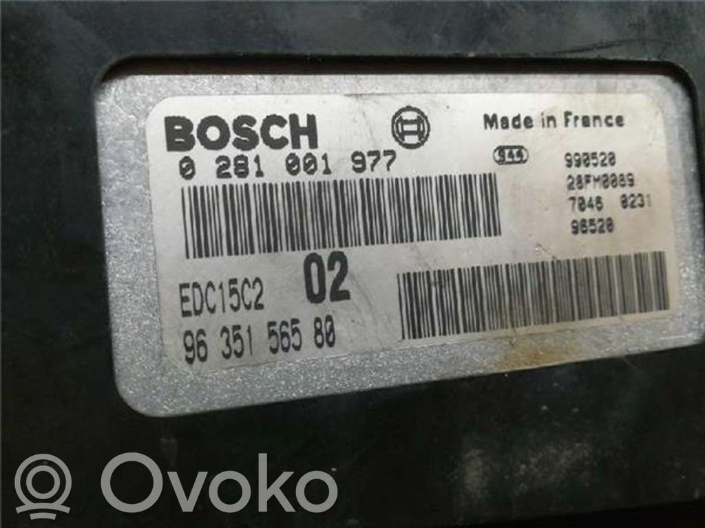 Peugeot 406 Engine control unit/module ECU 