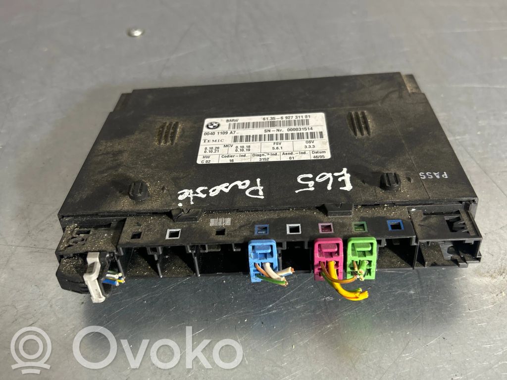 BMW 7 E65 E66 Seat control module 