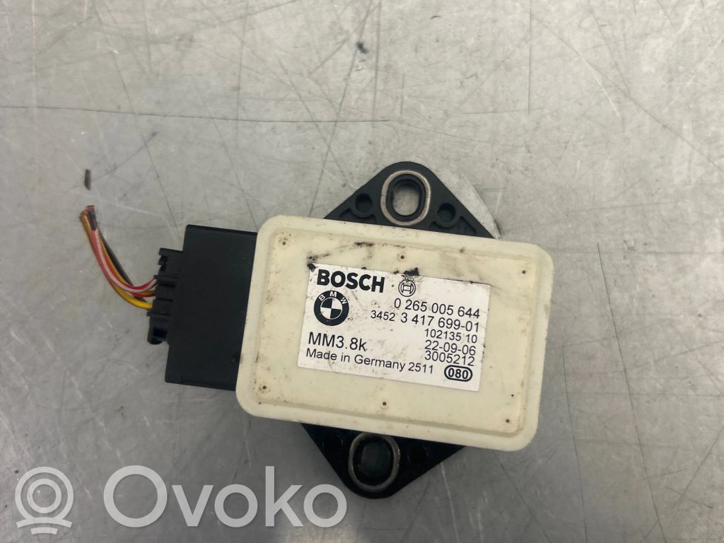BMW X3 E83 ESP acceleration yaw rate sensor 