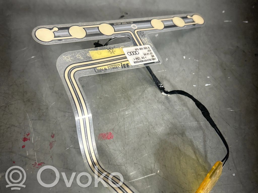 Audi A6 S6 C6 4F Elemento calefactor del asiento 