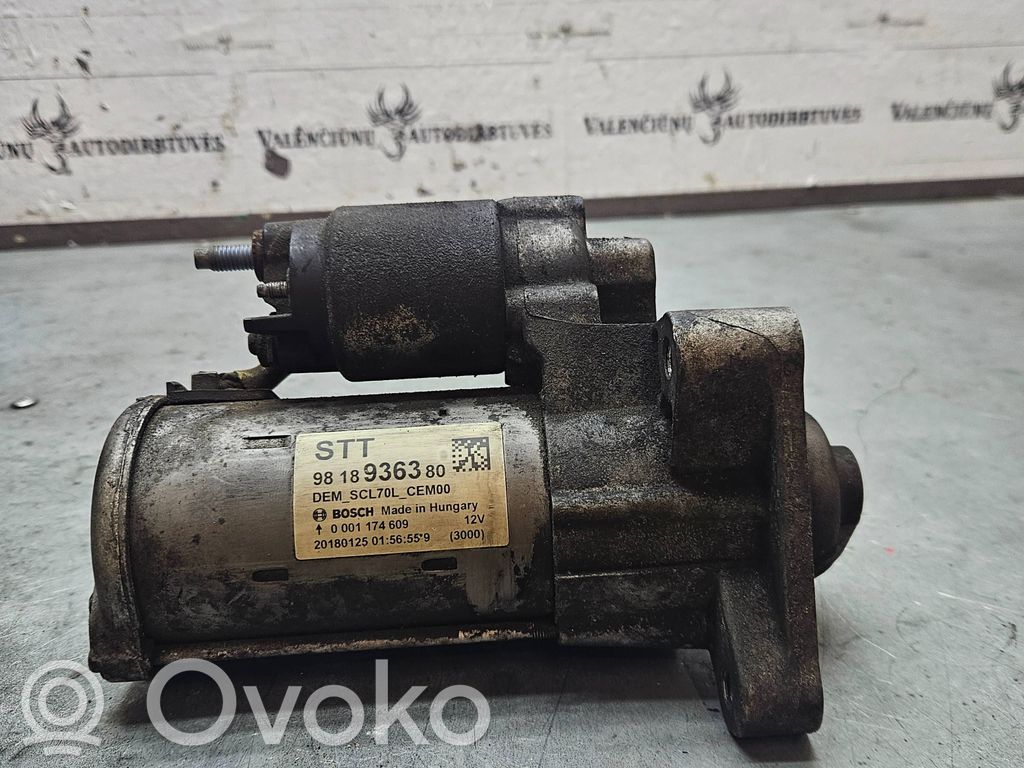 Citroen Jumper Motor de arranque 