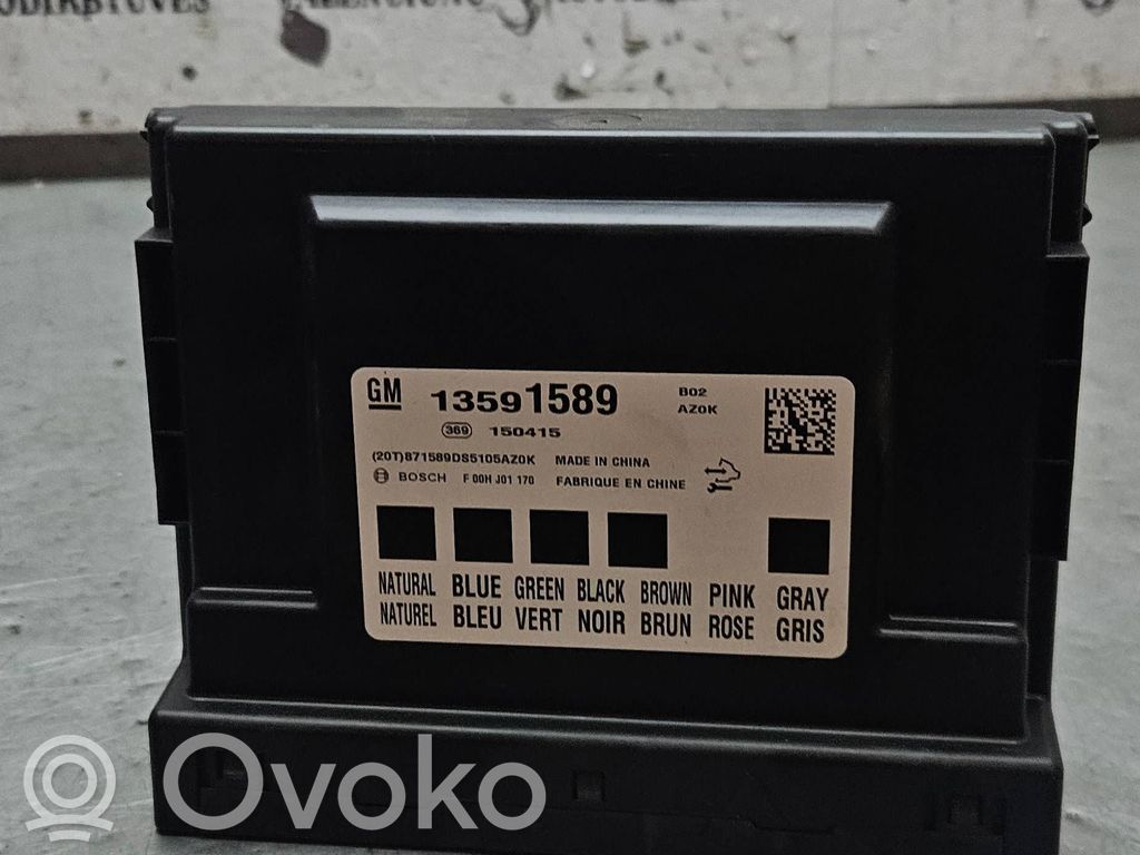 Autres unités de commande / modules   13591589,F00HJ01170