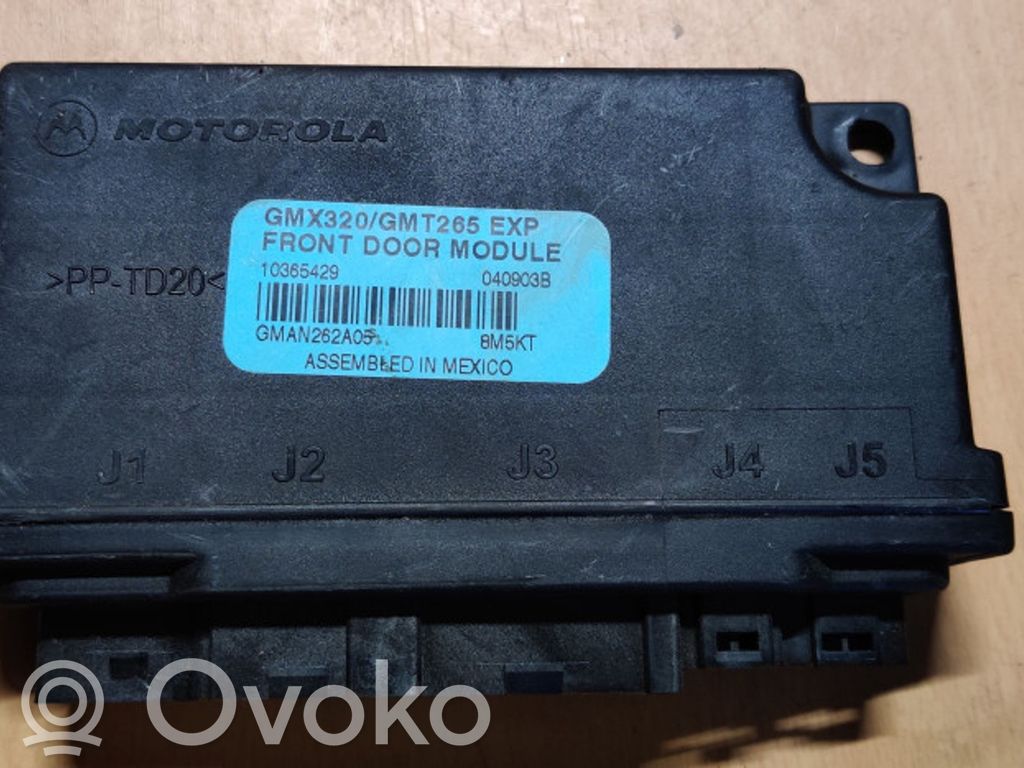 Door control unit/module   10365429