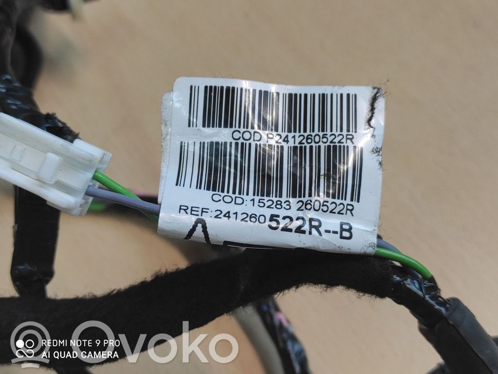 Dacia Duster Cableado de puerta trasera 