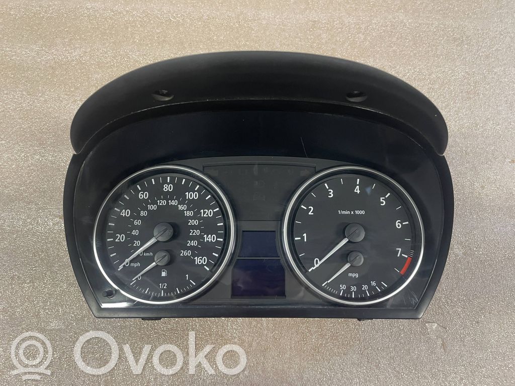 BMW 3 E90 E91 Speedometer (instrument cluster) 