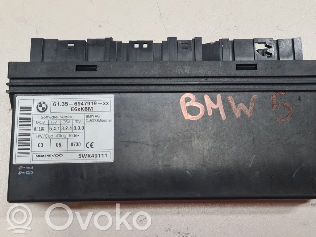BMW 5 E60 E61 Komforto modulis 
