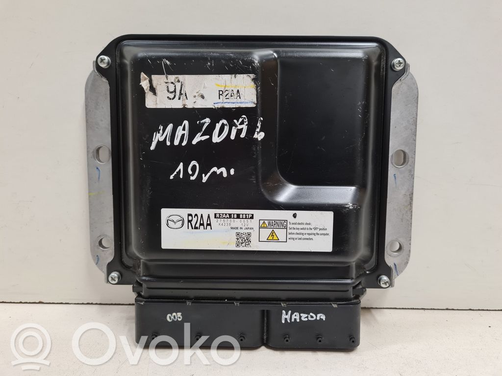 Engine control unit/module   R2AA18881P,2757000051,R2AA2757000051,9AR2AA,K4238