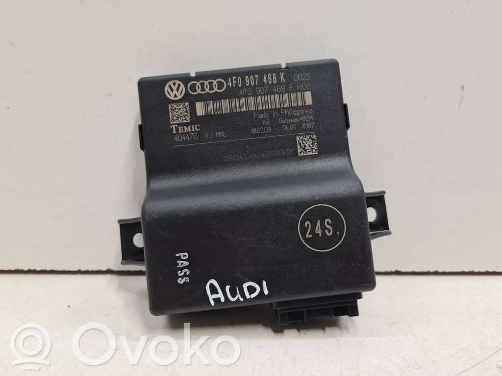 Audi A6 S6 C6 4F Gateway control module 