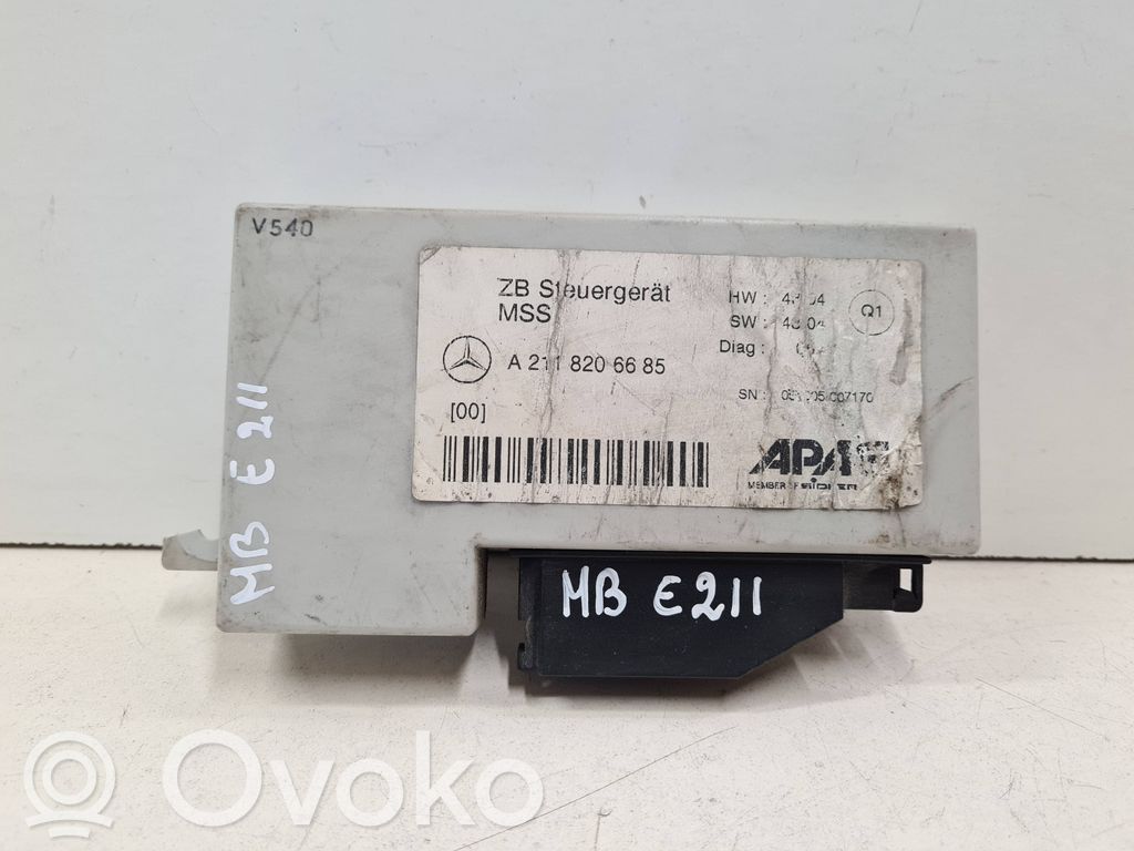 Mercedes-Benz E W211 Other control units/modules 