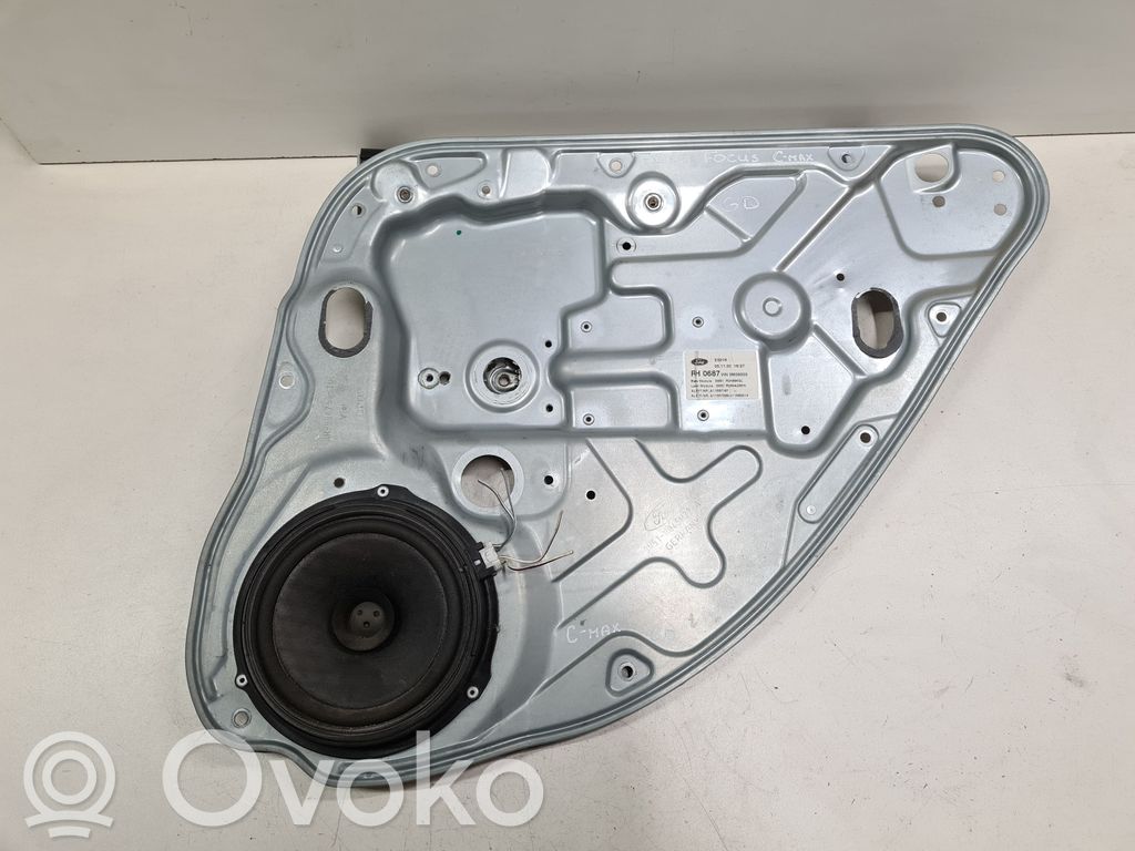 Ford Focus C-MAX Mechanizm podnoszenia szyby tylnej bez silnika 