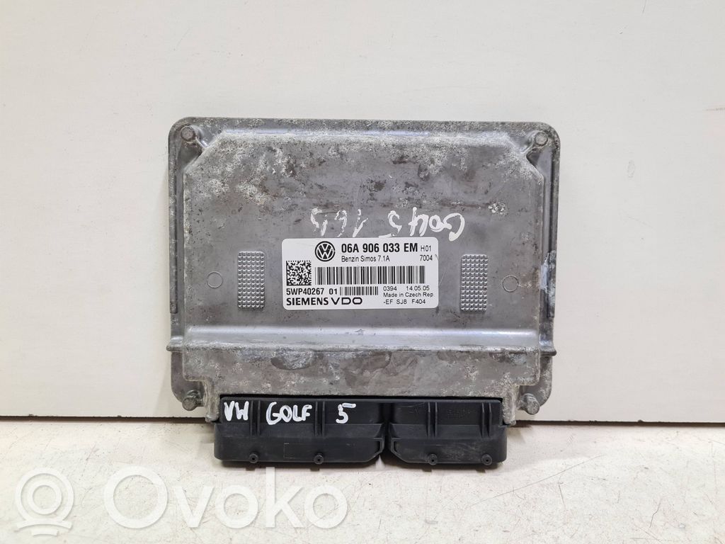 Volkswagen Golf V Engine control unit/module 