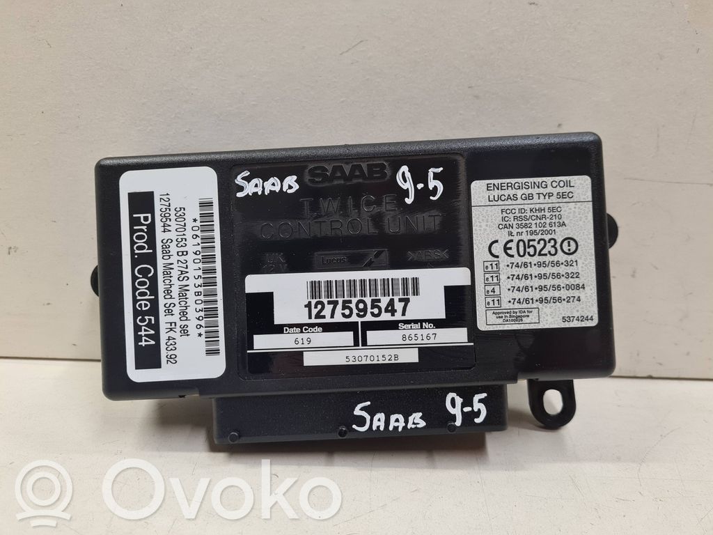 Saab 9-5 Other control units/modules 